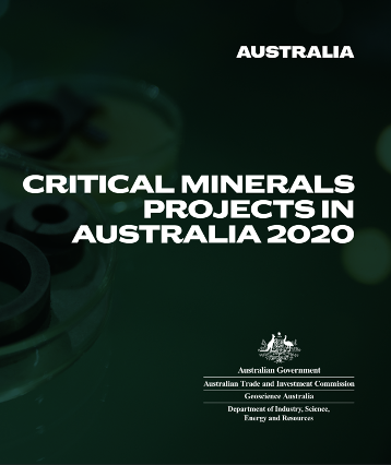 Australian Critical Minerals Database (2020), Austrade
